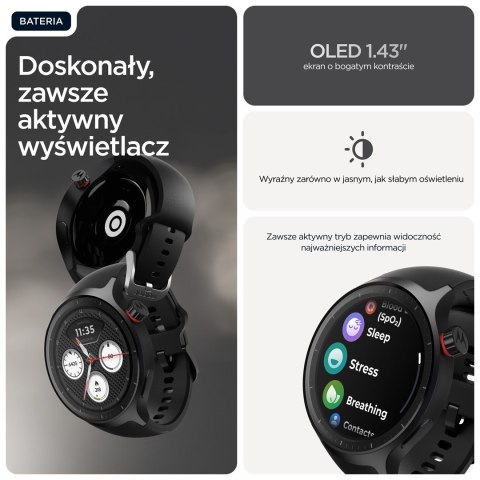Motorola Moto Watch 512MB Volcanic Ash_Silicone Black (OUTLET)