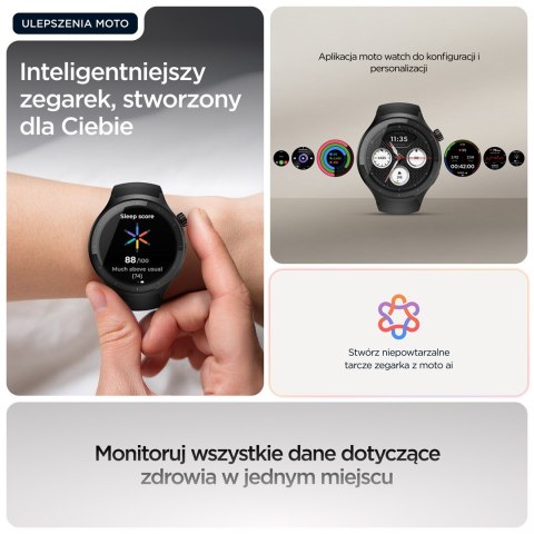 Motorola Moto Watch 512MB Volcanic Ash_Silicone Black (OUTLET)