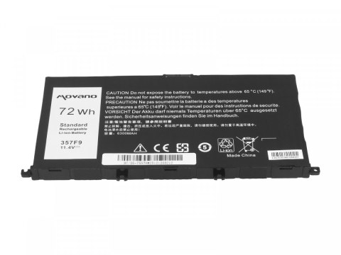 Bateria 357F9 do Dell Inspiron 5577 7557 - 6300 mAh (72 Wh)