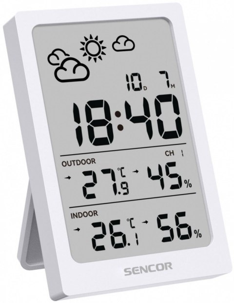Stacja pogody wielofunkcyjna SWS 2300 W, data, zegar, budzik