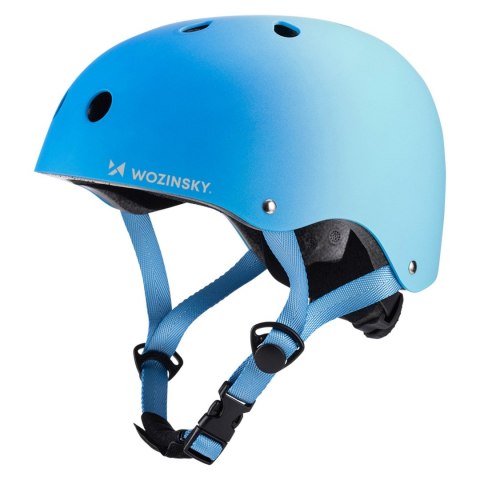 Kask rowerowy BMX hulajnoga 54-58 cm - gradient niebieski