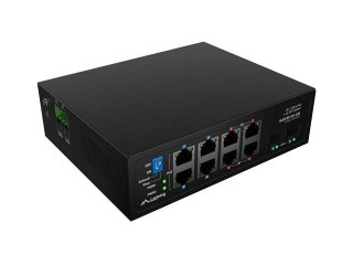 LANBERG SWITCH LIGHT INDUSTRIAL POE 4XBT 4XAT 2XSFP DIN NIEZARZĄDZALNY GIGABIT ETHERNET