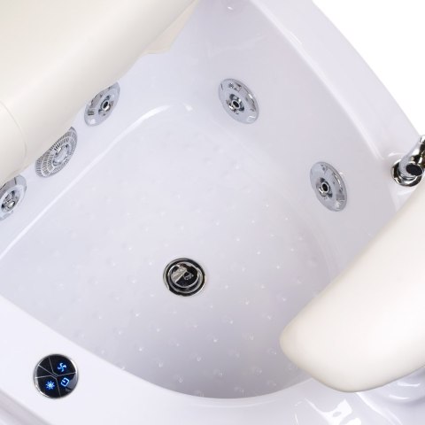 Fotel do pedicure z masażem BR-2307 Brązowy