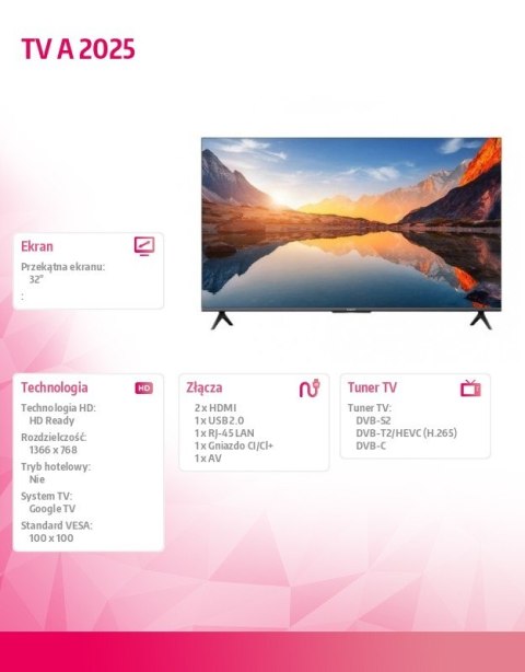 Telewizor TV A 2025 32