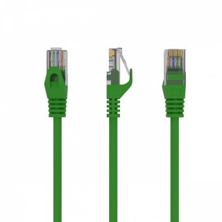 Patch cord Kat.6 UTP 0.25m zielony