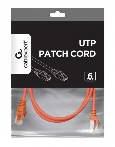 Patch cord Kat.6 UTP 1m czerwony
