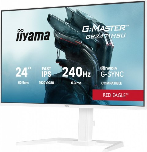 Monitor 23.8 cala GB2471HSU-W1 IPS,FHD,240Hz,2xHDMI,DP,1xUSB 3.2, 1xUSB C, Adaptive G-SYNC - 1920 x 1080 @48-240Hz DisplayP