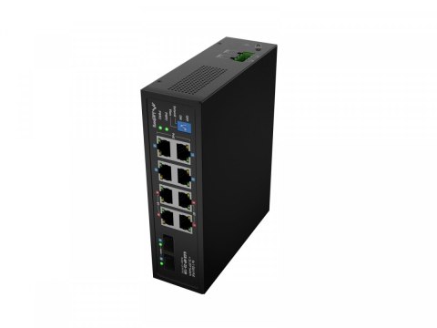 Przełącznik ILGE-8P-2S-120 Light Industrial POE 4XBT 4XAT 2XSFP DIN Gigabait Ethernet