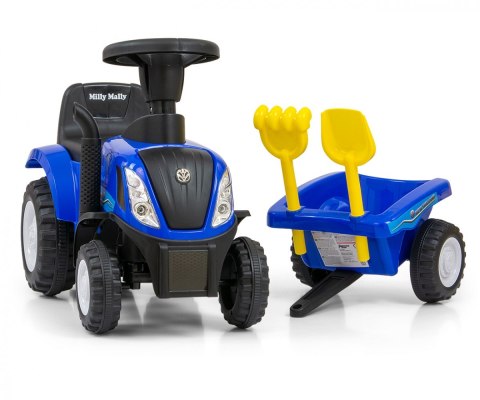 Jeździk Pojazd New Holland T7 Traktor niebieski