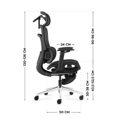 Fotel biurowy Visioner 8.3 Black N