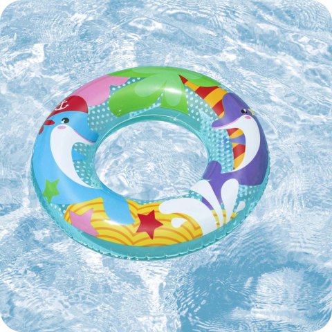 Koło plażowe do pływania delfiny dla dzieci Bestway 36113