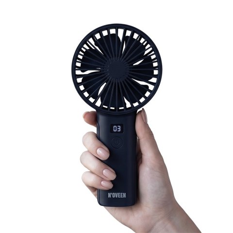 Wentylator ręczno-biurkowy akumulatorowy USB NOVEEN F120