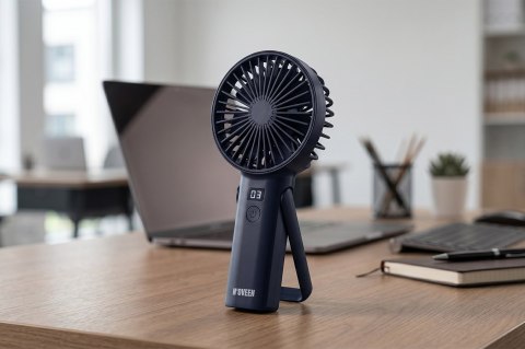 Wentylator ręczno-biurkowy akumulatorowy USB NOVEEN F120