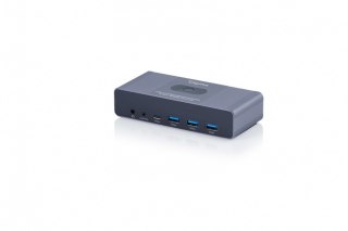 Przełącznik / Switch KVM HDMI 2x2 | UHD 4K@60Hz | 3x USB-A 3.1 Gen1 | 1x USB-C USB 3.1 Gen1 | Audio | Core Line