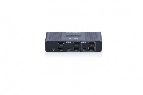 Przełącznik / Switch KVM HDMI 2x2 | UHD 4K@60Hz | 3x USB-A 3.1 Gen1 | 1x USB-C USB 3.1 Gen1 | Audio | Core Line