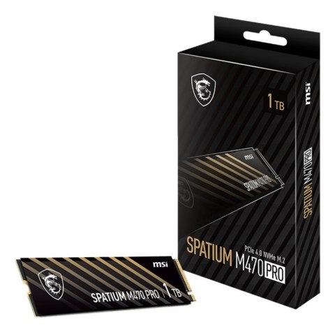 Dysk SSD MSI SPATIUM M470 Pro 1TB PCIe 4.0 NVMe M.2 2280
