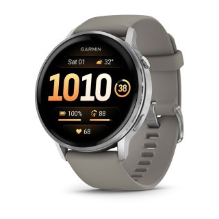 Zegarek sportowy Garmin Venu 4 AMOLED 45mm Silver Grey