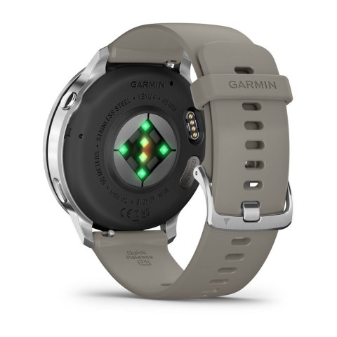 Zegarek sportowy Garmin Venu 4 AMOLED 45mm Silver Grey