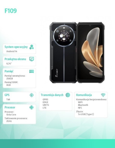 Smartfon F109 black