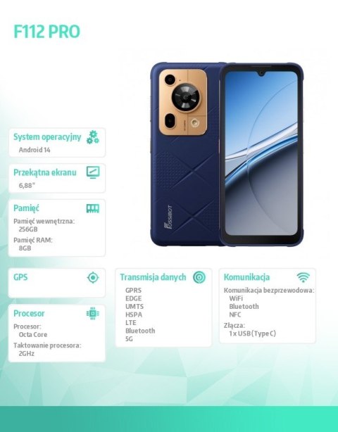 Smartfon F112 Pro blue CH