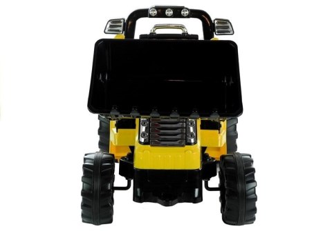 Traktor Koparka Na Akumulator ZP1005 Dla Dzieci Z Ruchomą Łyżką Żółta LEAN CARS