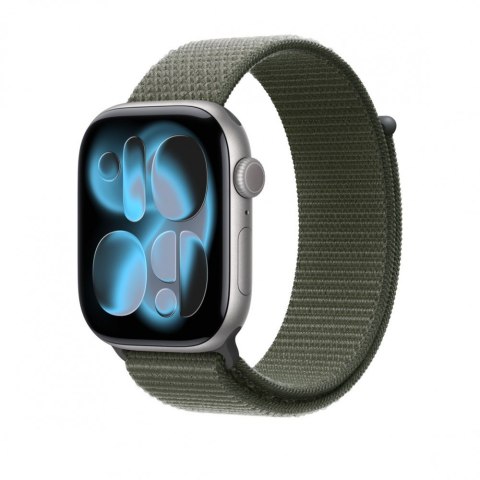 Opaska sportowa w kolorze zieleni lasu do koperty 46 mm