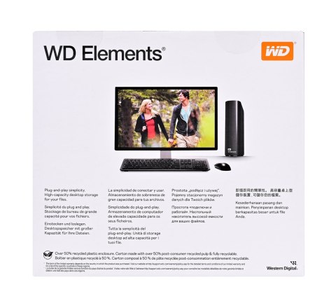 Dysk zewnętrzny HDD WD Elements Desktop 6TB 3.5 Black