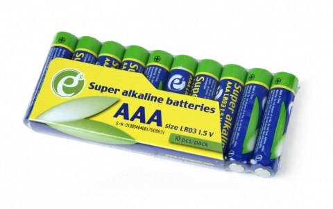 Baterie super alkaliczne AAA, 10 sztuk