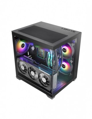 Obudowa MARS MC-VIEW3 Czarna mATX 3xARGB
