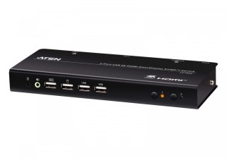 Przełącznik 2-Port USB 4K HDMI DualDisplay KVMP