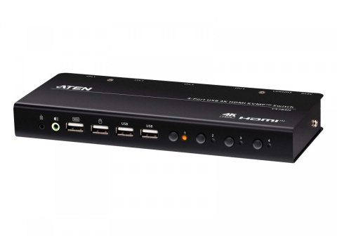 Przełącznik !4-Port USB 4K HDMI KVMP Switch