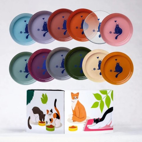 ANIMAL ISLAND Biała ryba w filecie 12x85g+talerzyk