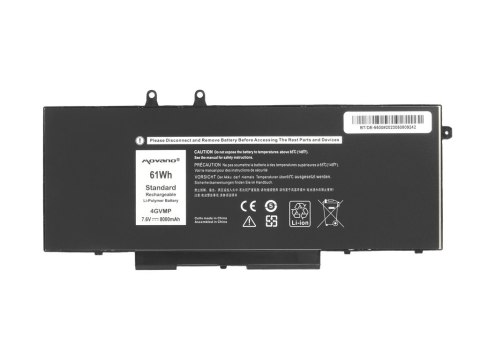 Bateria 4GVMP do Dell Latitude 5400 5500 - 8000 mAh (61 Wh)