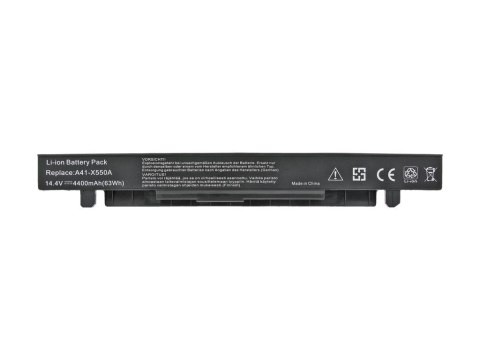 Bateria A41-X550A do Asus X550 A450 K550 - 4400 mAh (63 Wh)