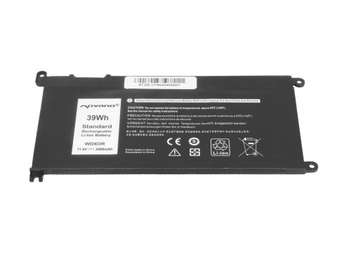 Bateria WDX0R P75F P62F P66F T2JX4 WDXOR do Dell - 3400 mAh (39 Wh)
