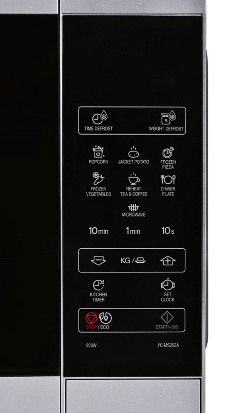 Kuchenka mikrofalowa SHARP YC-MS252AE-S (OUTLET)