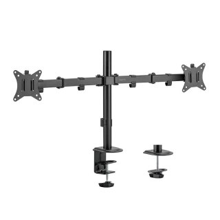 Uchwyt na 2 monitory 17-32 cale, max 2x9kg