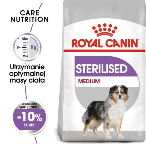ROYAL CANIN CCN Medium Sterilised Adult - sucha karma dla psa - 12 kg (OUTLET)