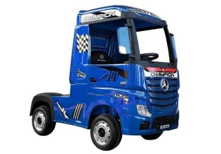 Auto Mercedes Actros Niebieski Lakierowany Ciężarówka Pilot LED MP4 LEAN CARS