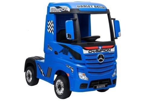 Auto Mercedes Actros Niebieski Lakierowany Ciężarówka Pilot LED MP4 LEAN CARS