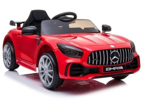 Auto na Akumulator Mercedes GTR Dla Dzieci Światła LED MP3 Czerwony LEAN CARS