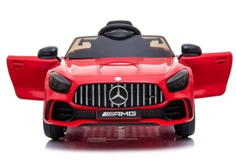 Auto na Akumulator Mercedes GTR Dla Dzieci Światła LED MP3 Czerwony LEAN CARS