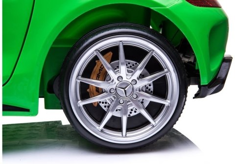 Auto Pojazd Na Akumulator Mercedes GT R Dla Dzieci Światła LED MP3 Zielony LEAN CARS