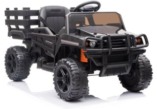 Auto na akumulator BDM0926 Dla Dzieci Światła LED MP3 Pilot Czarne LEAN CARS