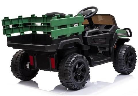 Auto na akumulator BDM0926 Dla Dzieci Światła LED MP3 Pilot Zielone LEAN CARS
