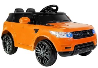 Auto Na Akumulator HL1638 Dla Dzieci Pilot MP3 Światło LED Pomarańczowy LEAN CARS