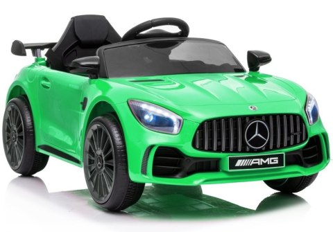 Auto na akumulator Mercedes AMG GT R Pilot Światła LED MP3 Zielony LEAN CARS