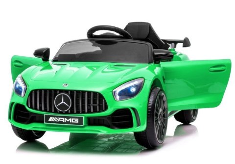 Auto na akumulator Mercedes AMG GT R Pilot Światła LED MP3 Zielony LEAN CARS