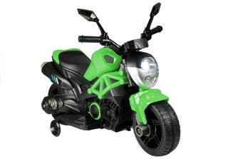 Motor na Akumulator Motocykl Dla Dzieci GTM1188 Światło LED Zielony LEAN CARS