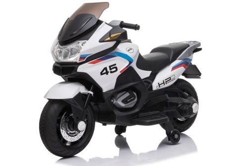 Motor na Akumulator Ścigacz Dla Dzieci XMX609 MP3 Światła LED Biały LEAN CARS
